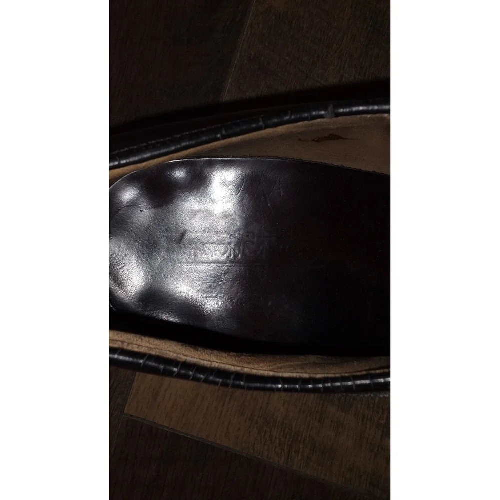 VTG Johnston & Murphy Dress Shoe Men 10.5 Oxblood Cap Toe Balmoral Oxford Brogue